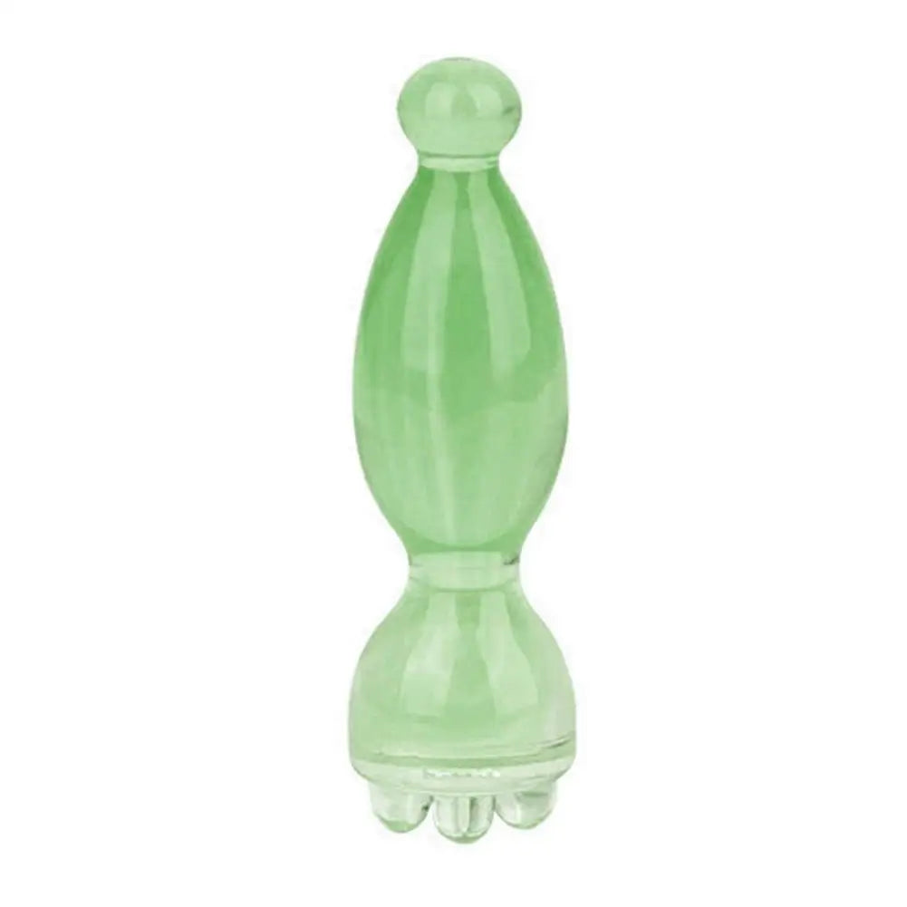 Lotus Seedpod Shape Resin Facial Gua Sha Tool Eye Relaxation Spot Meridians Acupoint Massage Handheld Facial Stick Skin Care Peaceful Pleasures Health and Wellness D