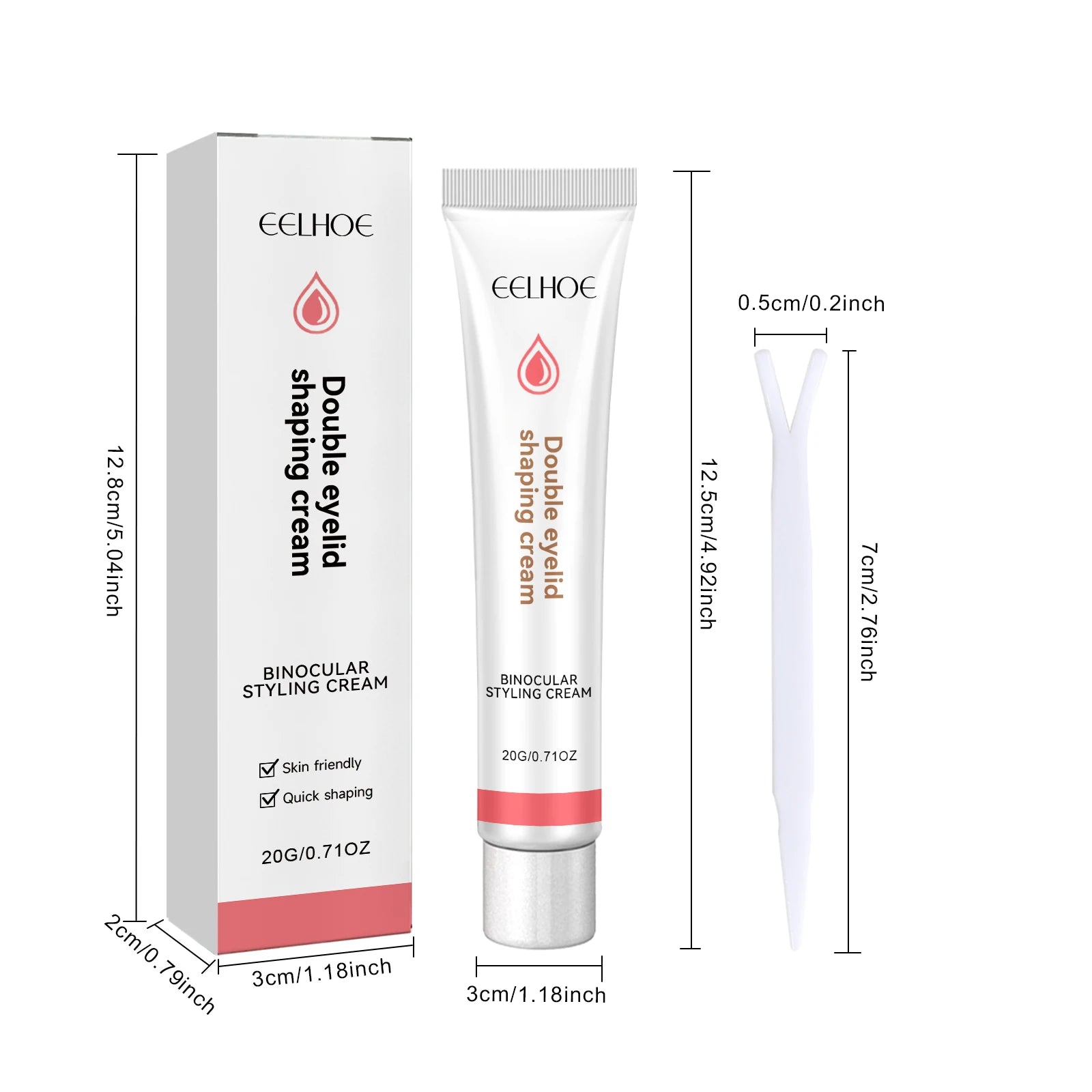 Double Eyelid Cream – Invisible Eye Lift with Y Stick | EELHOE Peaceful Pleasures Health and Wellness