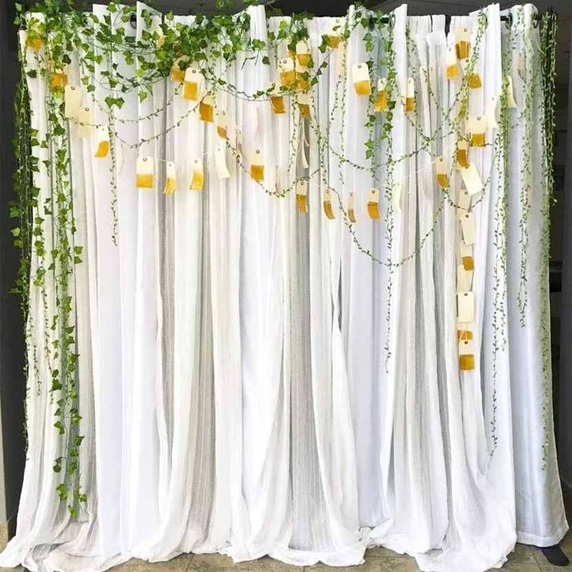 Artificial Leaf Vine Garland 10/20M | Wedding & Garden Decor