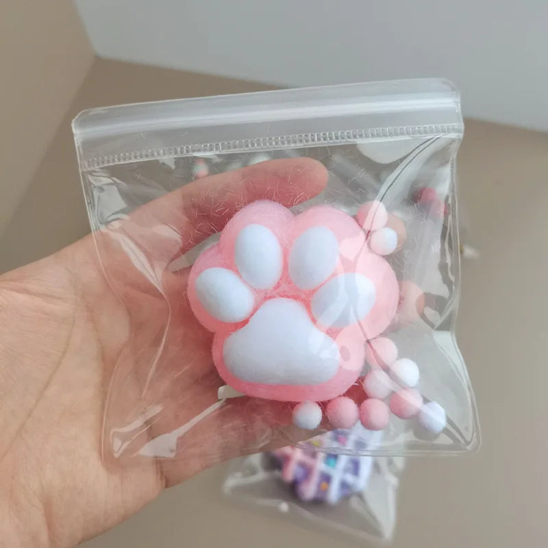 Cat Paw Mochi Squishy Fidget Toy – Soft Slow-Rise Kawaii Gift