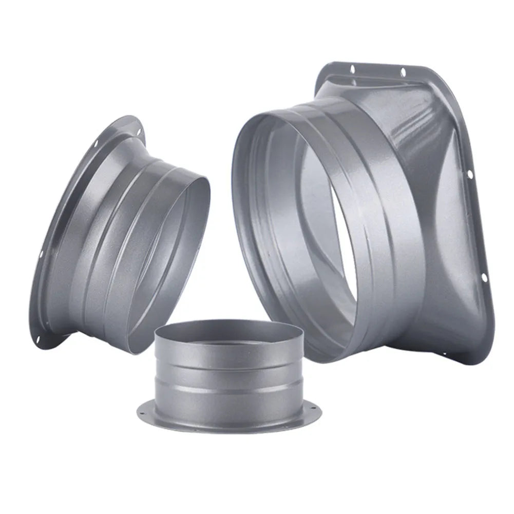 75- Metal Pipe Flange Air Ventilation Hose Connector Kitchen Bathroom