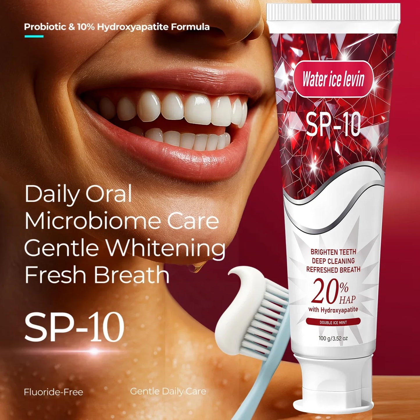 20% Hydroxyapatite Toothpaste – Deep Clean & Whitening Mint