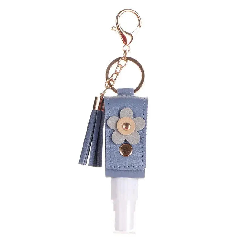 30ml Refillable Spray Bottle Keychain | Faux Leather & Tassel