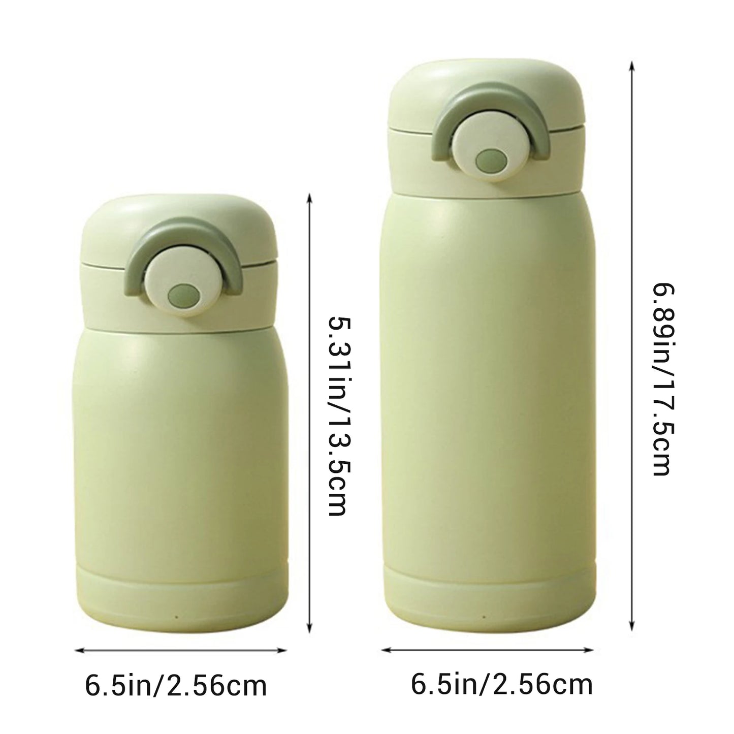 Portable Stainless Steel Water Bottle Lightweight Material Drinking Water Bottles Suitable for Thanksgiving Christmas Peaceful Pleasures Health and Wellness