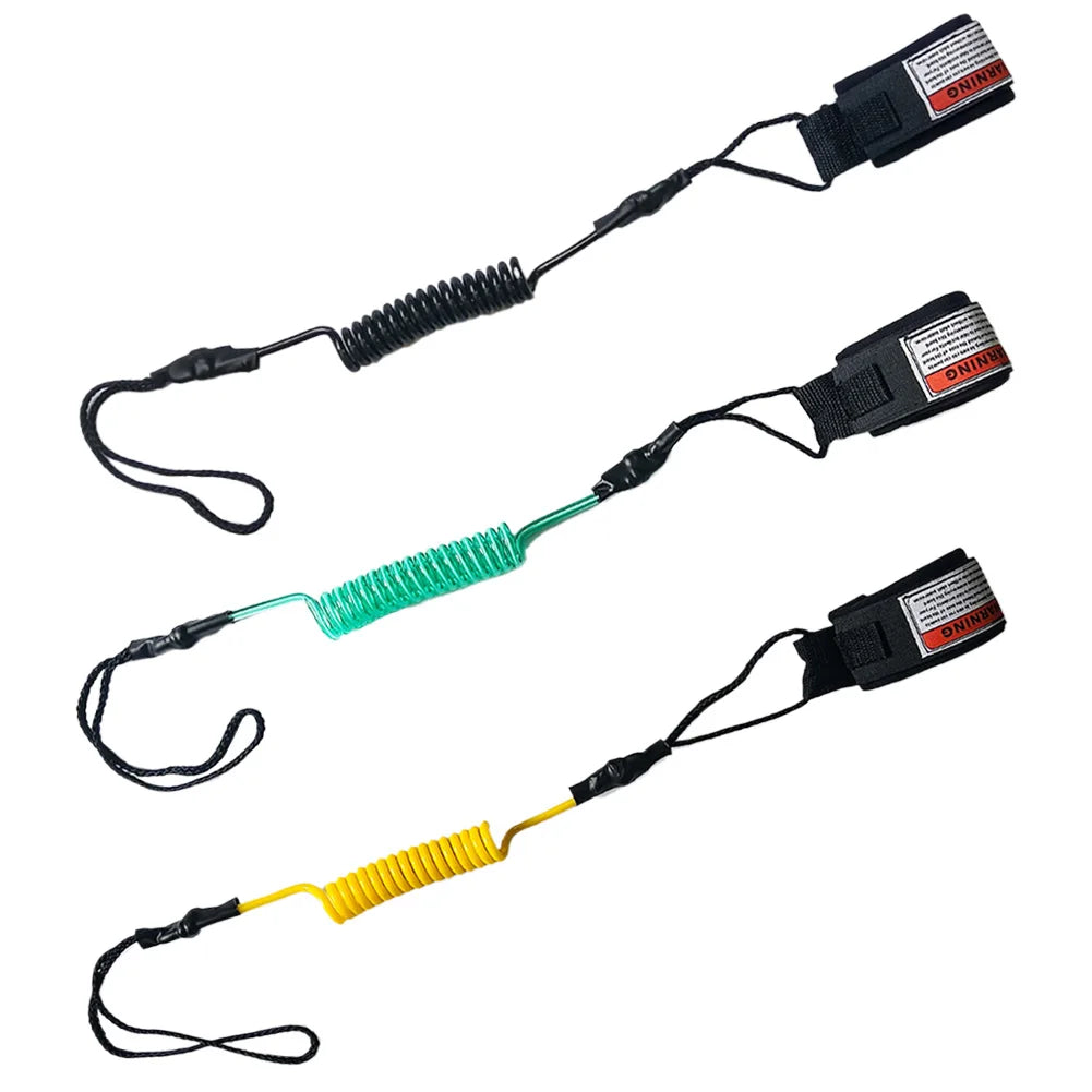 Shunmaii Coiled TPU Bodyboard Leash – Ankle & Wrist SUP Leash Peaceful Pleasures Health and Wellness