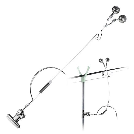 Stainless Steel Fishing Rod Bite Indicator Clip, Fishing Accessories, Fish Hook Alarm Clamp, Durable Angling Gear, Ideal for All Peaceful Pleasures Health and Wellness