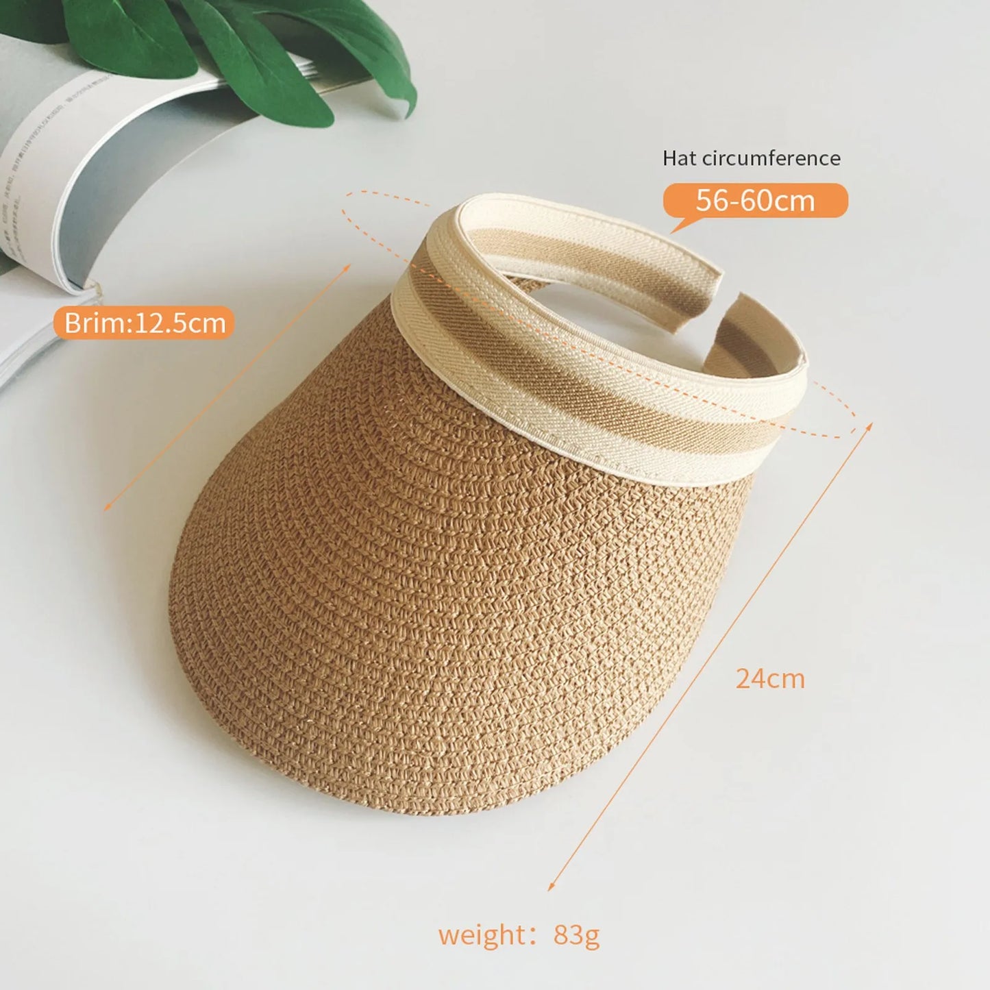 Cycling Caps Wide Straw Visors Sun Visor Hats For Women Foldable Beach Visors Summer Roll Up Ponytail Beach Camping Photo Hat Peaceful Pleasures Health and Wellness