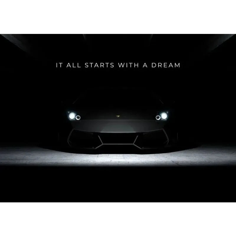 Wall Art Canvas Painting Modern Black Car Nordic Street Luxury Car Poster Black And White Pictures Home Decoration Living Roo Peaceful Pleasures Health and Wellness 10 50x70cm