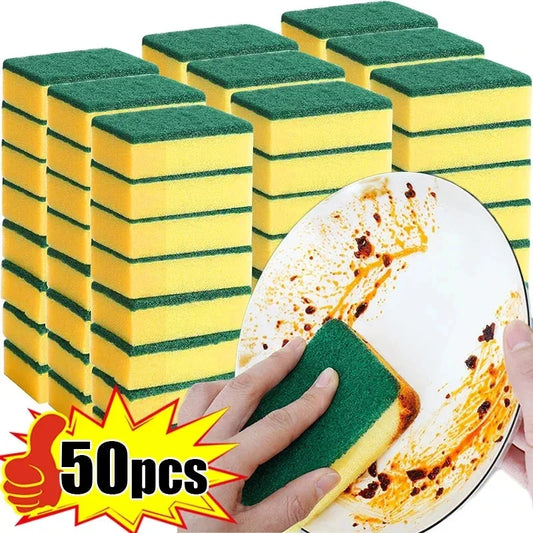 Highly absorbent double-sided sponge magic cleaning pot rust sponge cleaning brush kitchen cleaning tool Peaceful Pleasures Health and Wellness