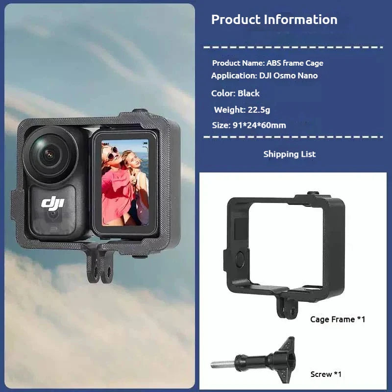 Foldable Magnetic Mount Adapter for DJI Osmo Nano | 180° Tilt