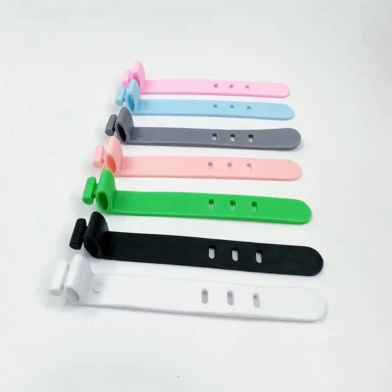 20-Pack Silicone Cable Organizer Ties | Wire & Cord Management