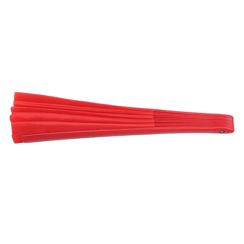 Chinese Style Solid Folding Fan Cloth Blank Plastic Handheld Fan Antiquity Taichi Dance Performance Morning Exercise Accessories Peaceful Pleasures Health and Wellness