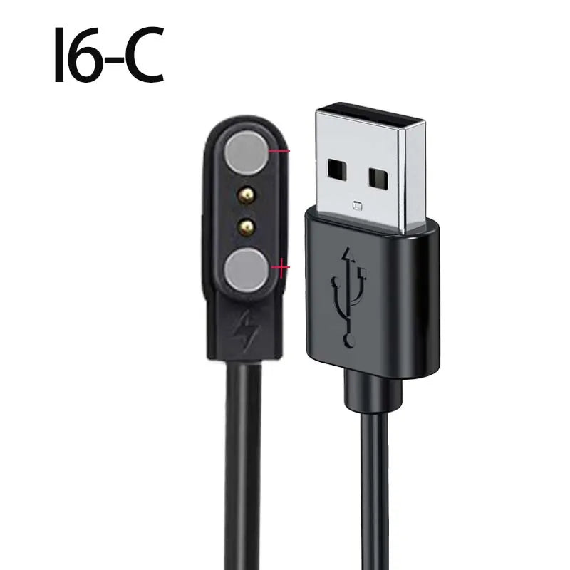 USB Magnetic Charger for Letscom ID205L ID205S ID206 Smartwatch