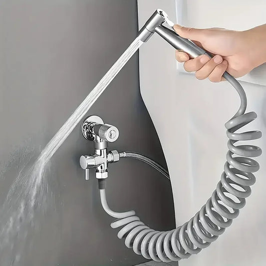 High-Pressure Handheld Shower Set | Self-Cleaning Nozzle Handheld Shower Set Peaceful Pleasures Health and Wellness