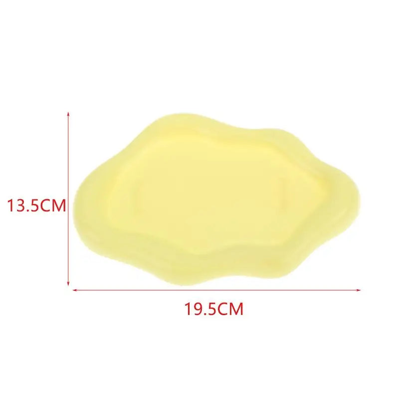 Cloud Shape Plastic Jewelry Tray Organizer for Rings Earrings Bracelets Ideal for Home Desk Storage Modern Design Peaceful Pleasures Health and Wellness