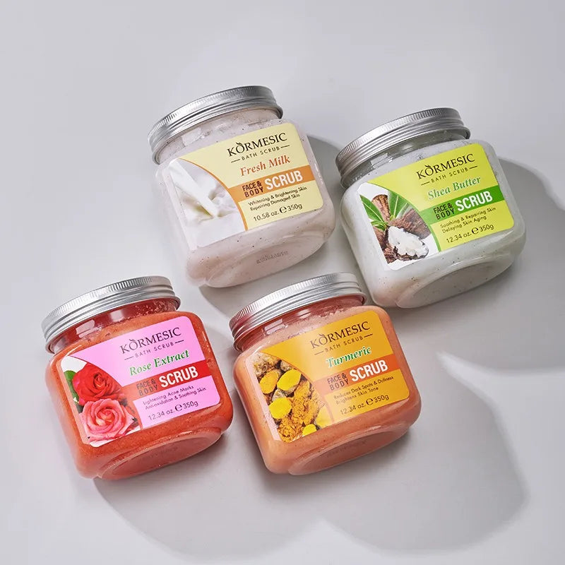 Turmeric Milk Rose Body Scrub Cream – Exfoliate & Moisturize