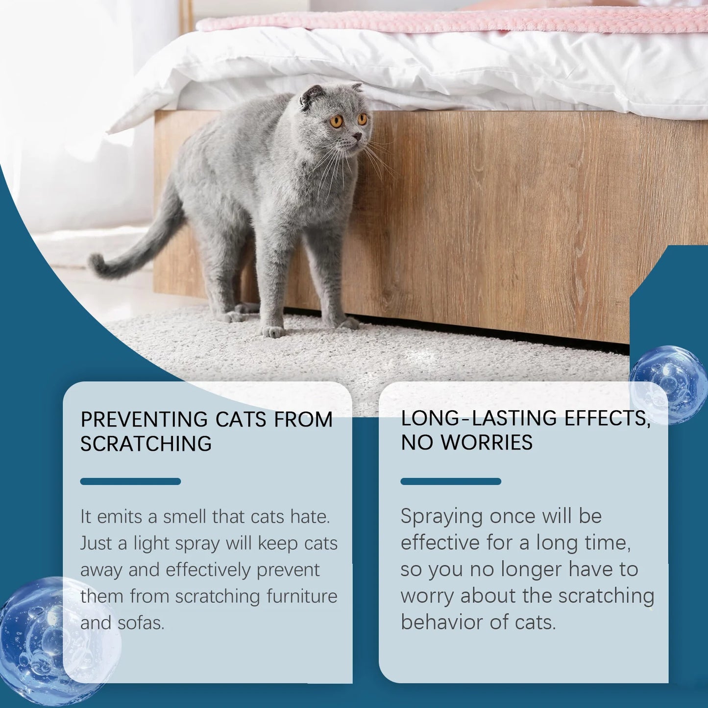 Cat Deterrent Spray – Anti-Scratch Furniture Protector 100ml