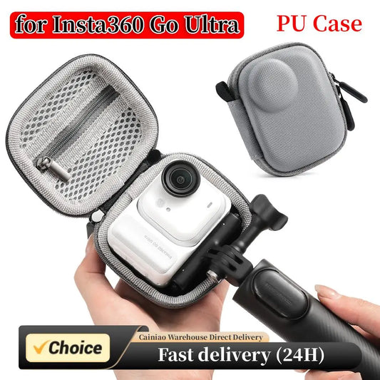 Portable Camera Storage Bag For Insta360 GO Ultra Dustproof Anti-lost Protective Case EVA Shockproof Cover For Insta360 GO Ultra Peaceful Pleasures Health and Wellness