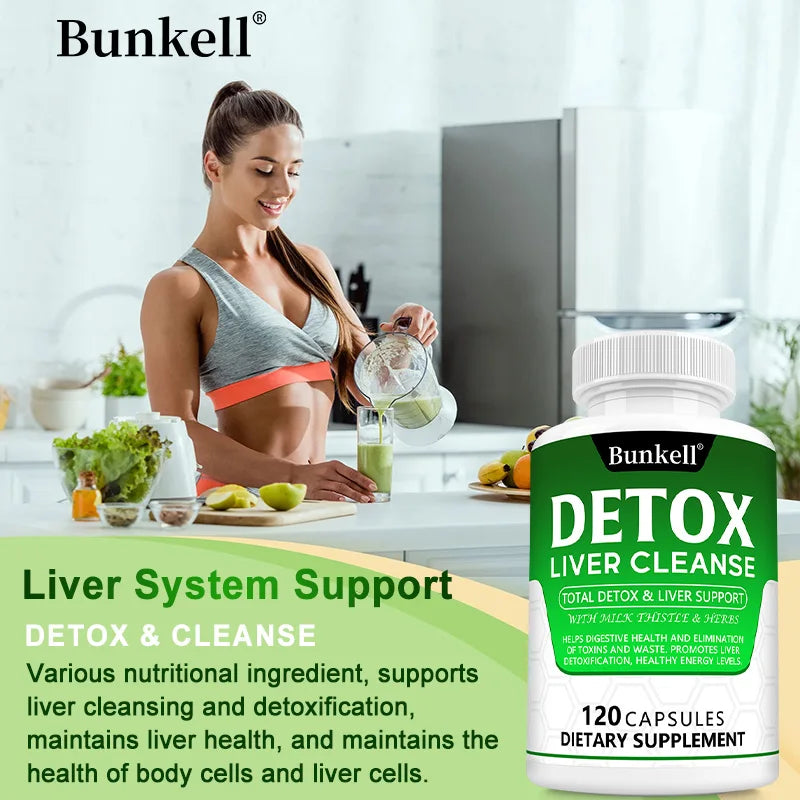 Liver Detox Cleansing Capsules - Milk Thistle, Artichoke & Natural Herbs, Colon Cleansing, Fatty Liver Support for Men & Women Peaceful Pleasures Health and Wellness