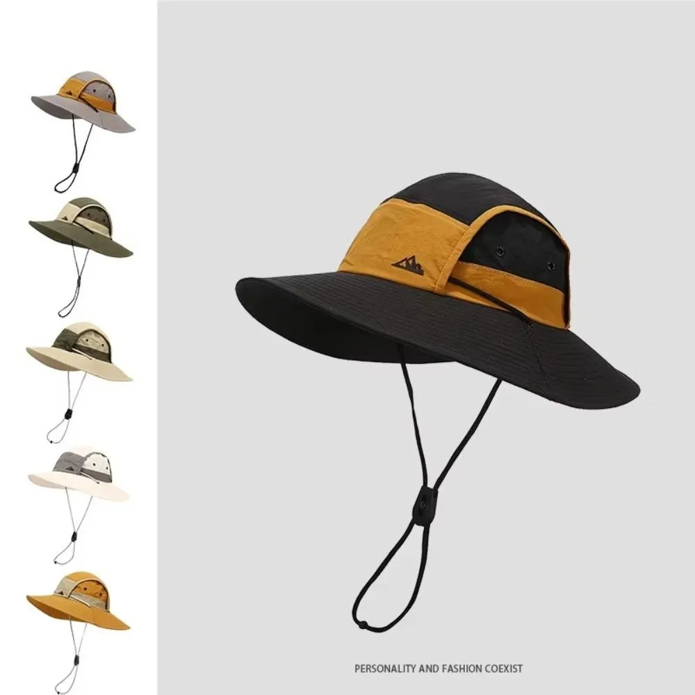 Unisex Large Brim Bucket Hat – Lightweight, Foldable Sun Hat