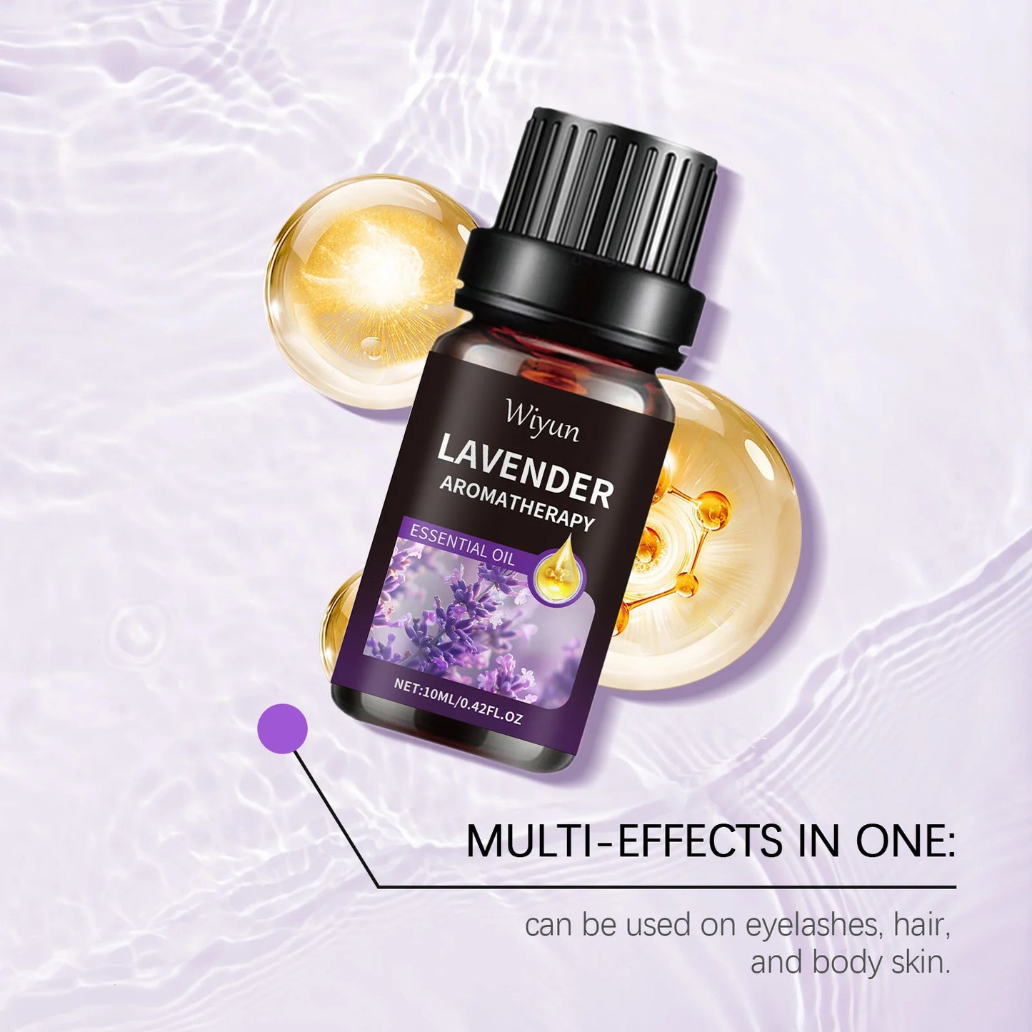 WIYUN Lavender Essential Oil Serum – Hair, Skin & Eyelash 10ml