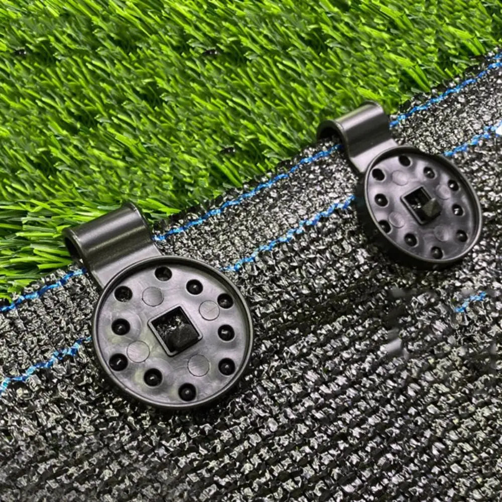 100-Pack Reusable Plastic Sunshade Net Fixing Clips – Black Hook