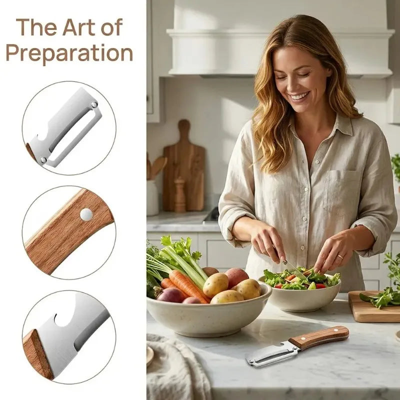 10-Pack Heavy Duty Stainless Steel Peeler Set – Fruit & Veg