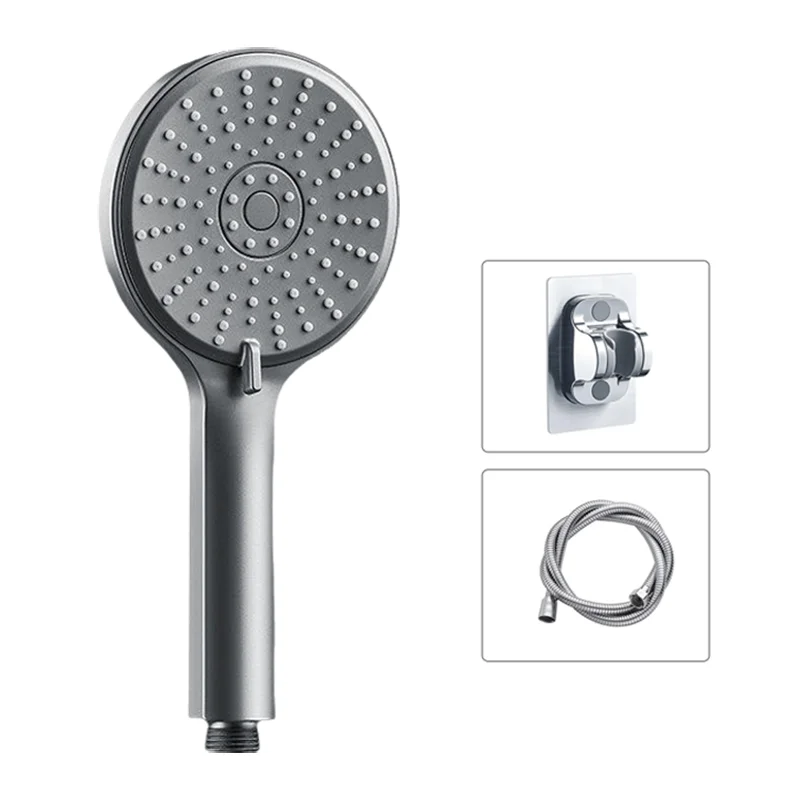 Large 5-Speed Handheld Rain Shower Head – Water-Saving Panel