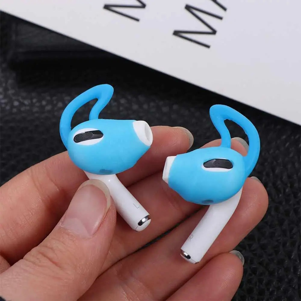 1 Pair Silicone Earphone Holder Anti Drop Prevent Falling Off Silicone Earbud Covers Anti Falling Headphone Pads Yoga Peaceful Pleasures Health and Wellness
