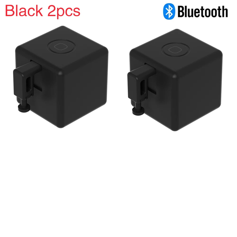 Tuya Bluetooth Smart Fingerbot PLUS Switch Finger Robot Button Pusher Remote Control for Alexa Google Assistant Voice Control Peaceful Pleasures Health and Wellness Black PLUS 2pcs