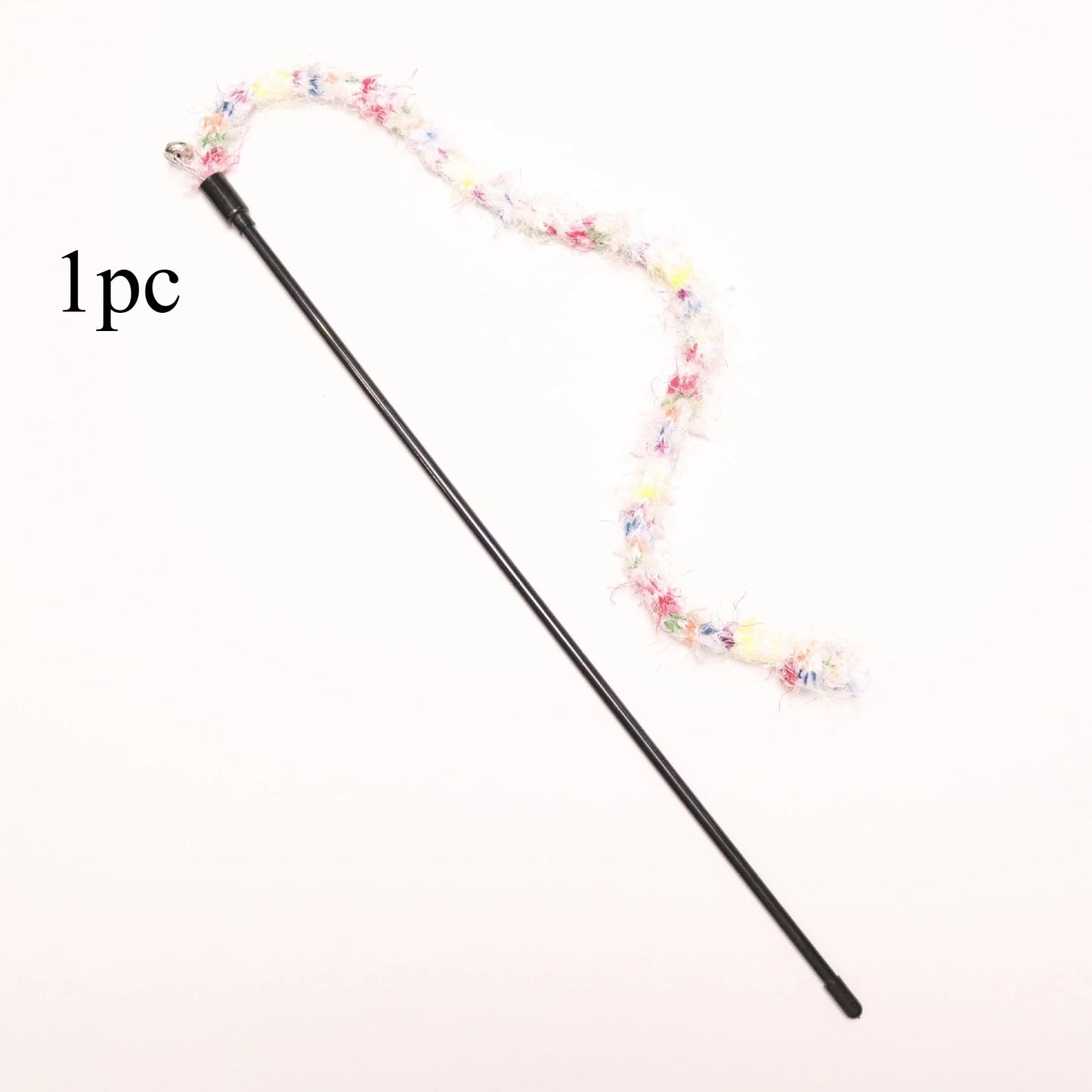 Colorful Plush Rope Cat Teaser Wand Toy | 2/3/4 Pack