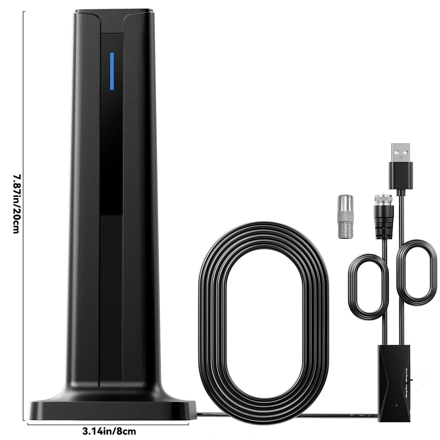 HD Digital TV Antenna – Indoor & Outdoor Vertical Aerial