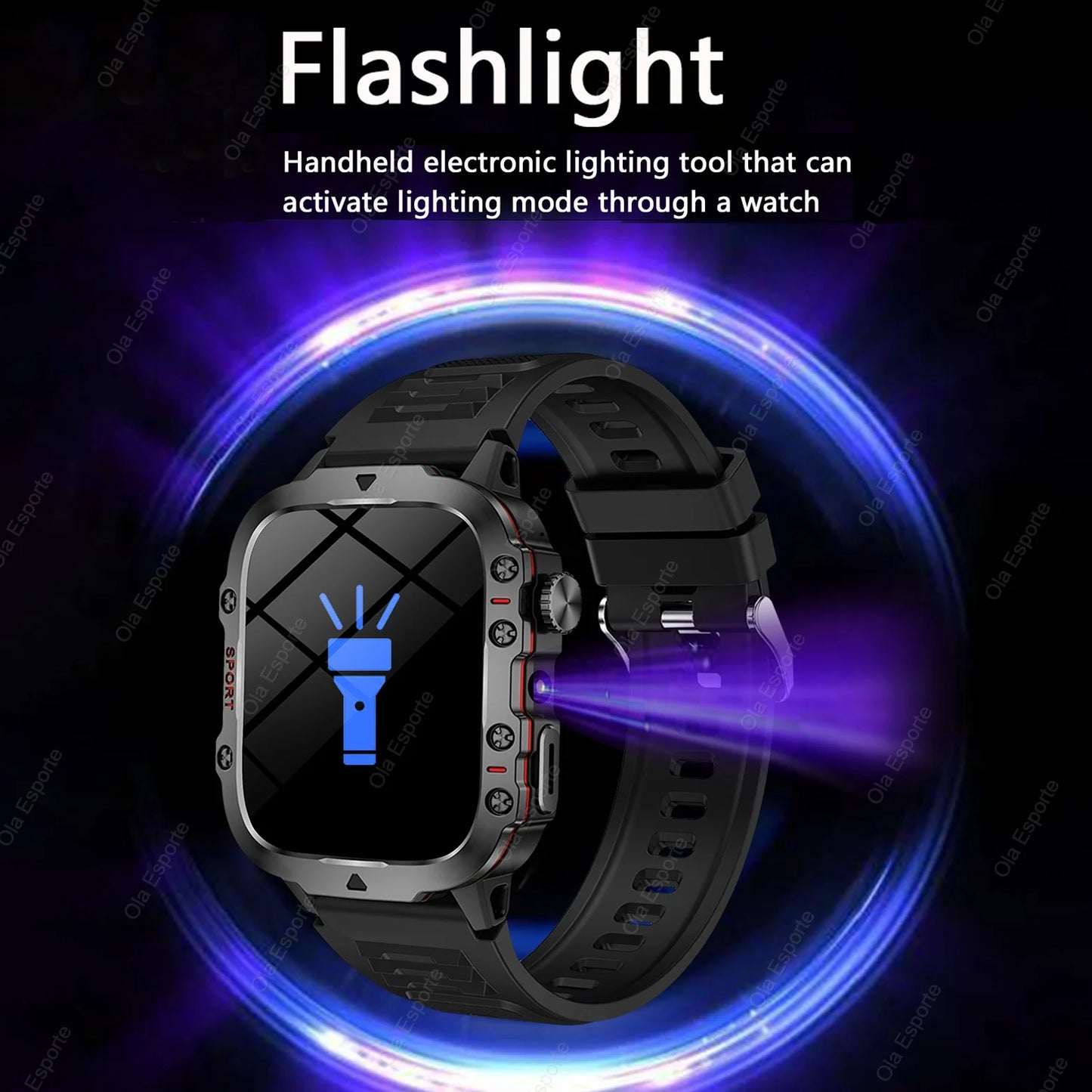 Ola Esporte Smart Watch | Bluetooth Call, Fitness Tracker, IP67