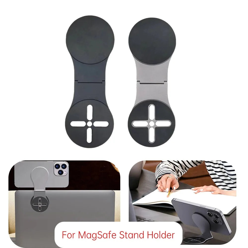 MagSafe Magnetic Folding Phone Holder – Car, Desk & Laptop Mount