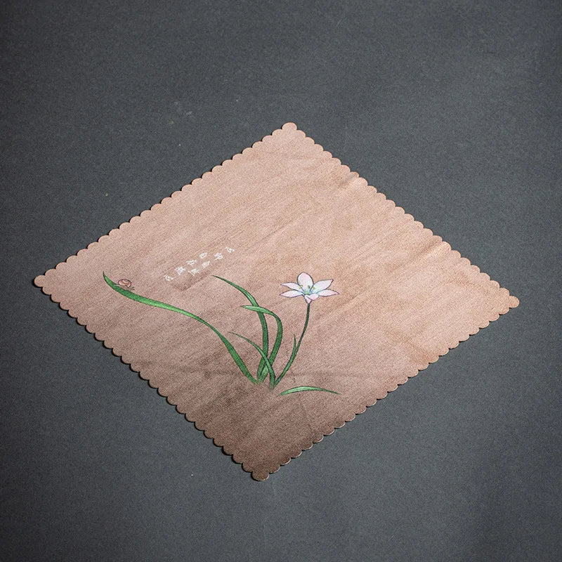 Hand-Painted Chinese Classical Kitchen Tea Towels | Cotton Linen
