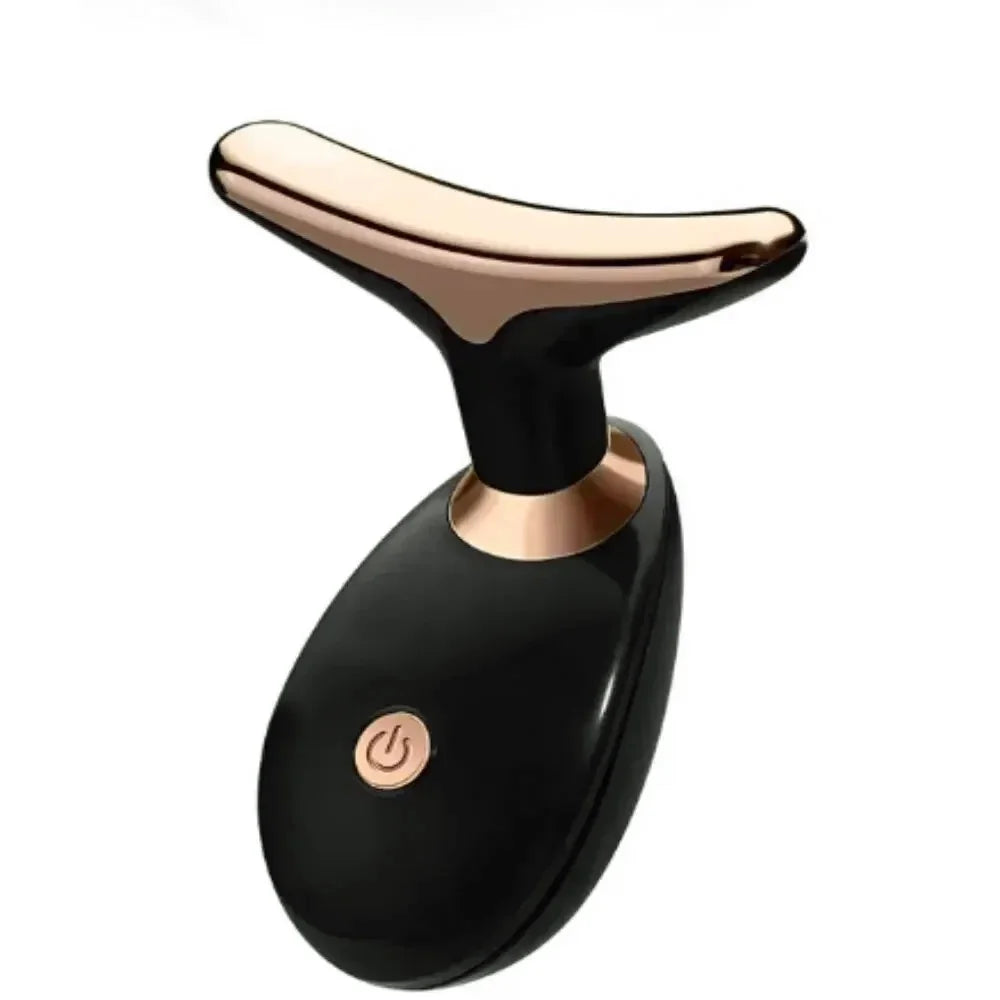 EMS Micro-Current Face Lifting Massager Instant Firming Wrinkle-Smoothing with Ions Boost Portable Device for Sculpted Jawline Peaceful Pleasures Health and Wellness Black