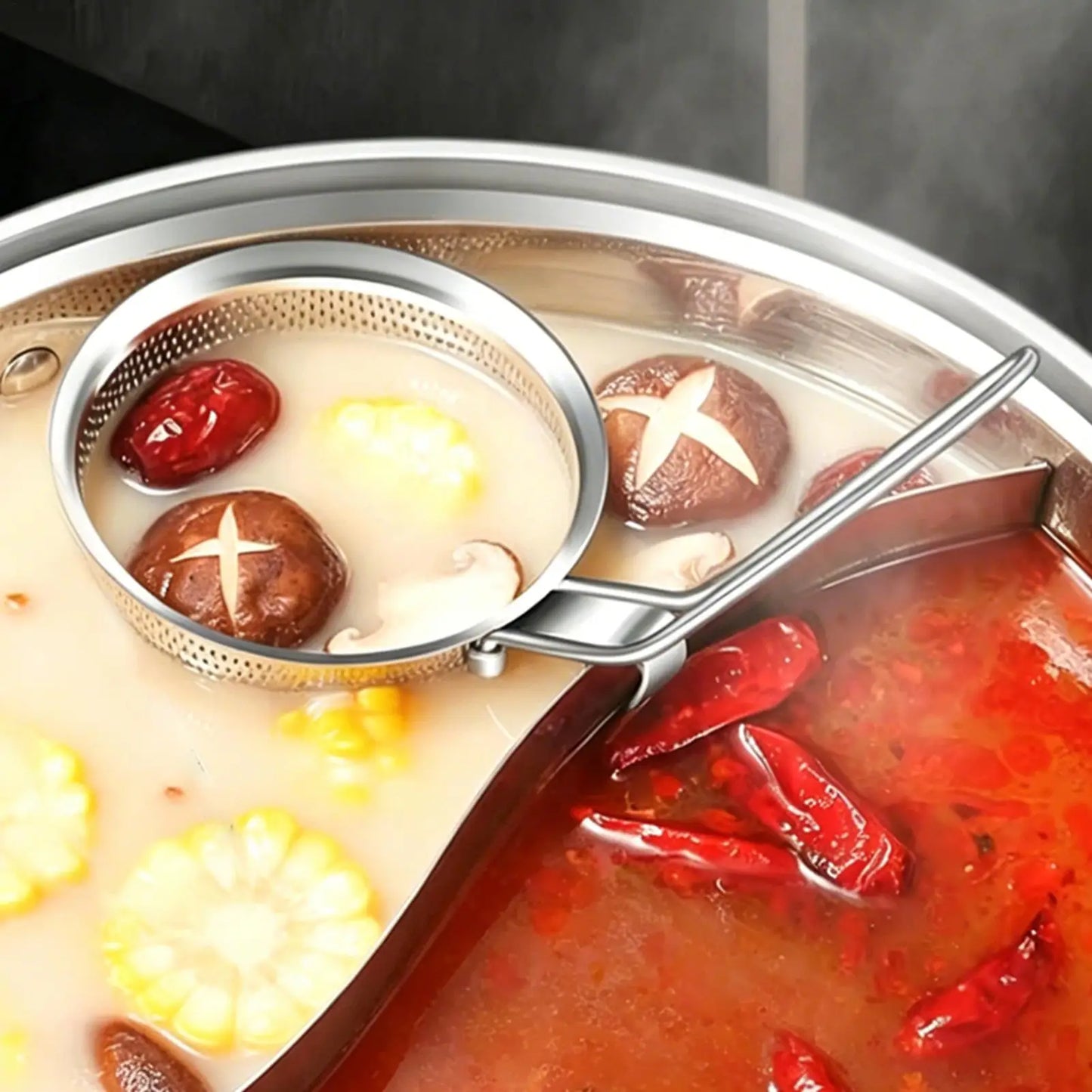 Stainless Steel Fine Mesh Strainer & Skimmer | Kitchen Sieve