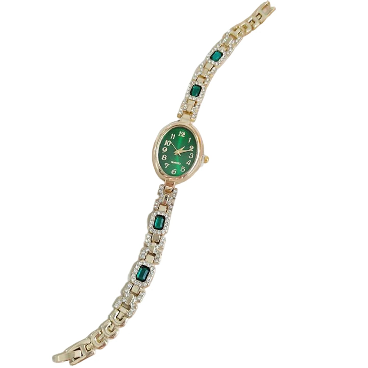 Women's Crystal Rhinestone Bracelet Watch | Elegant Quartz