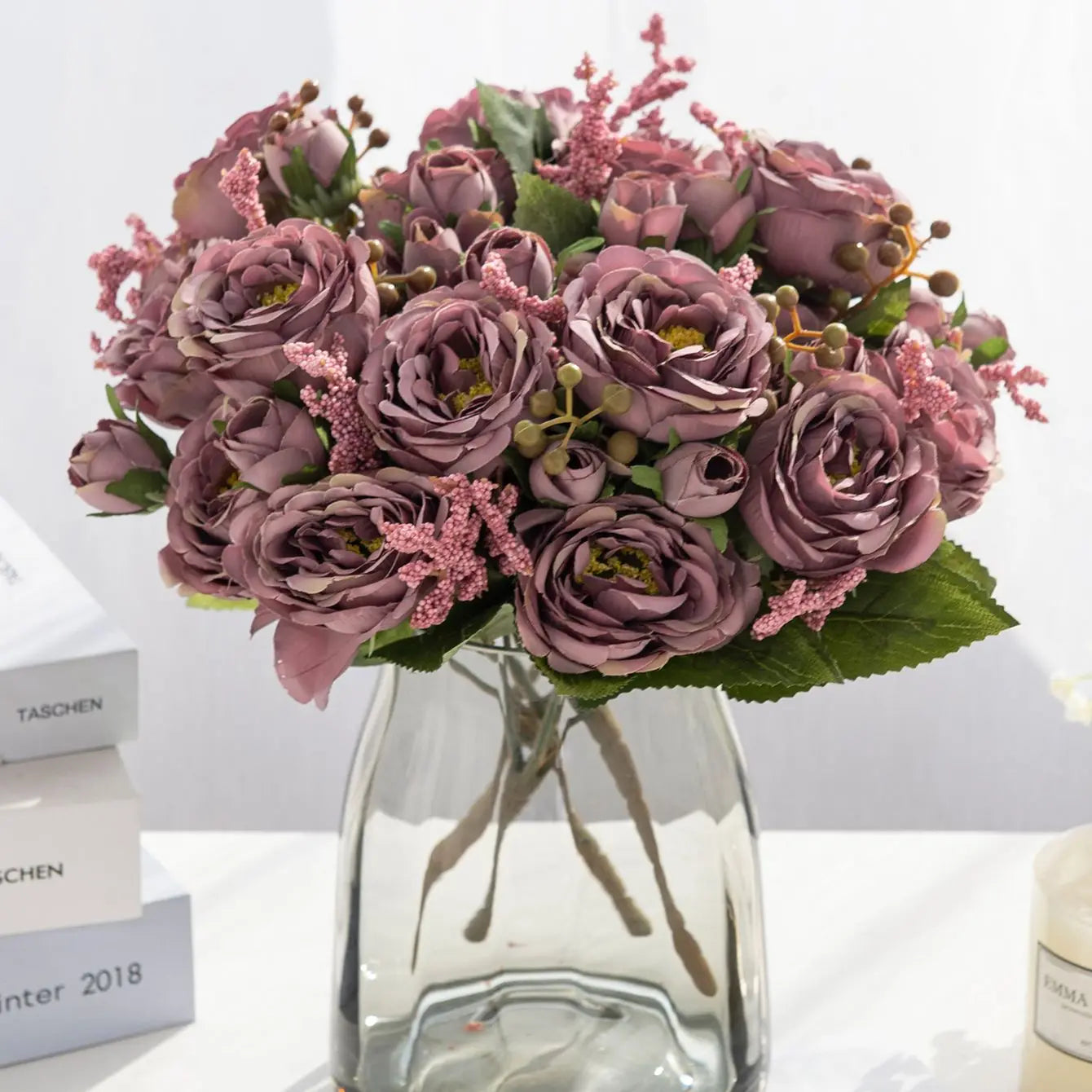 Artificial Silk Peony Roses | Wedding & Home Décor Flowers