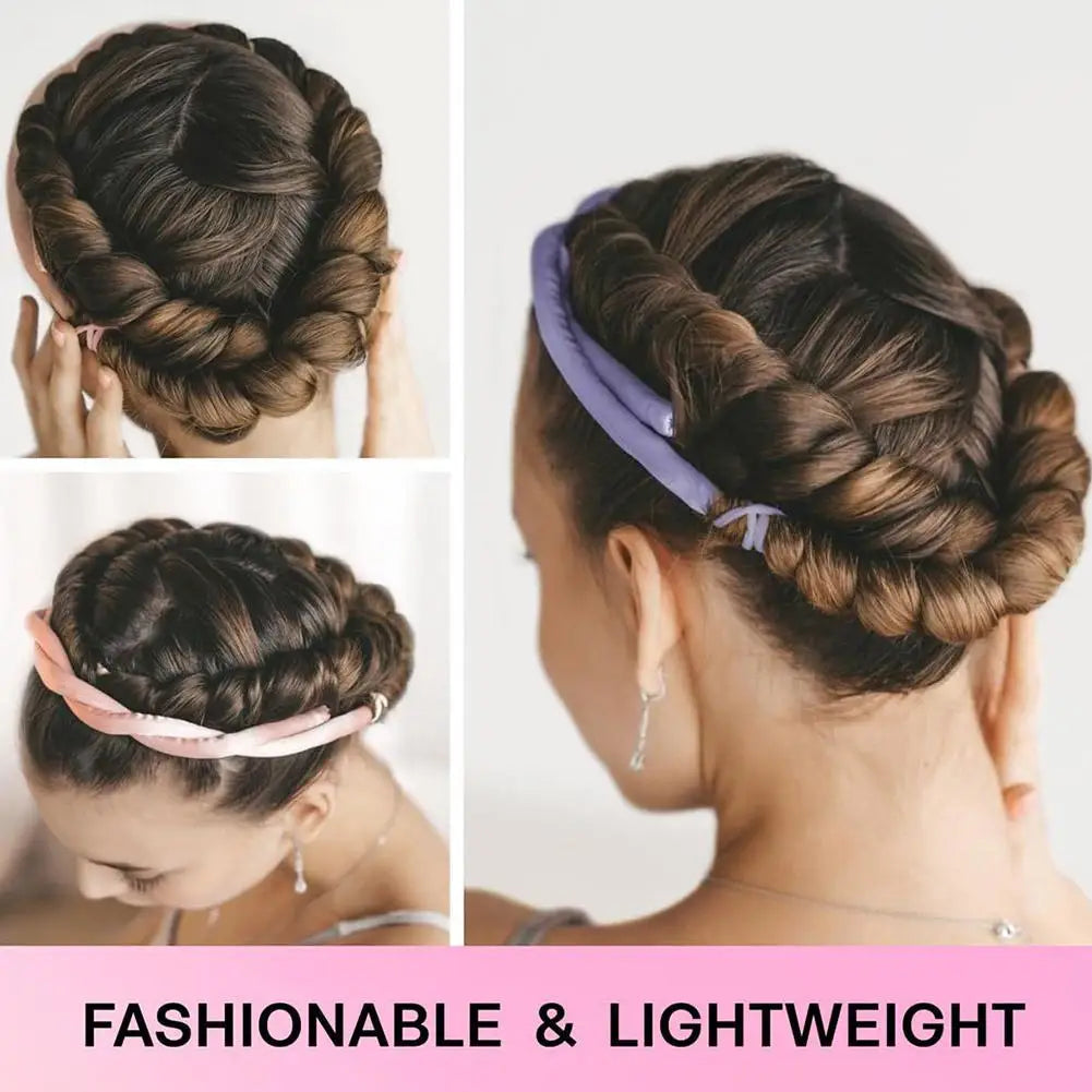 Heatless Curling Rod Headband | Silk Overnight Hair Curler