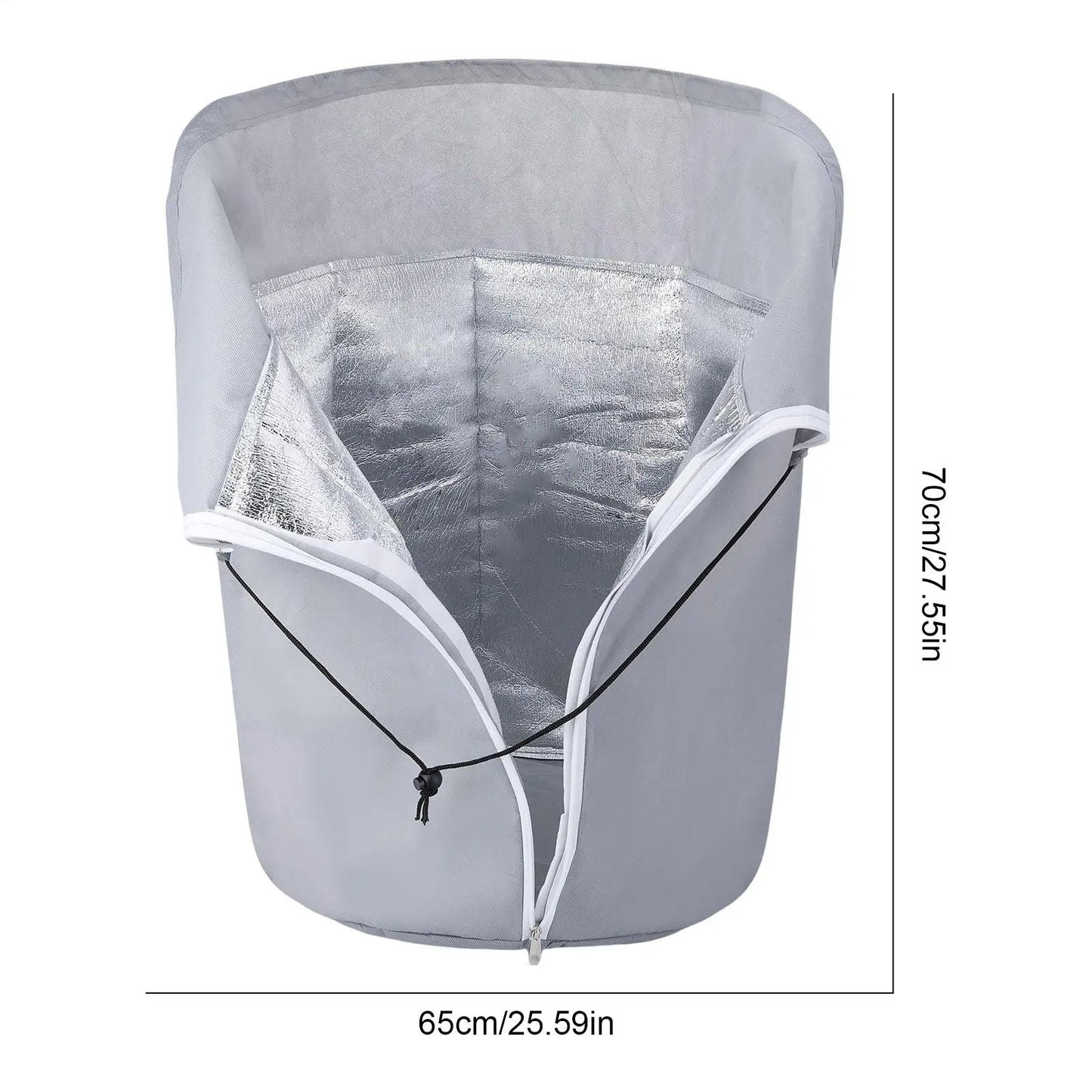 Winter Plant Pot Cover – Frost & Insulation Protection Bag