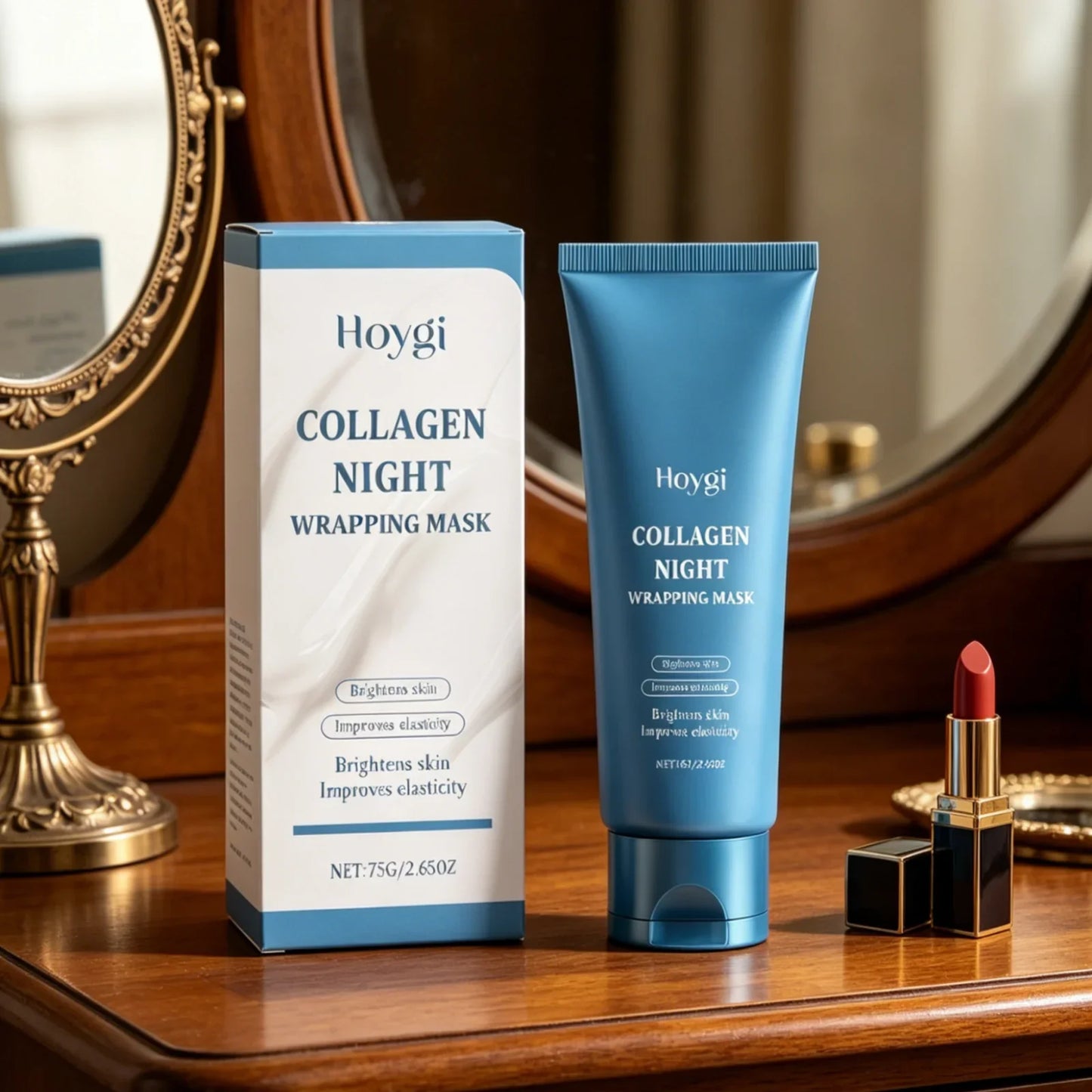 Hoygi Collagen Night Peel-Off Mask – Firm & Brighten Skin