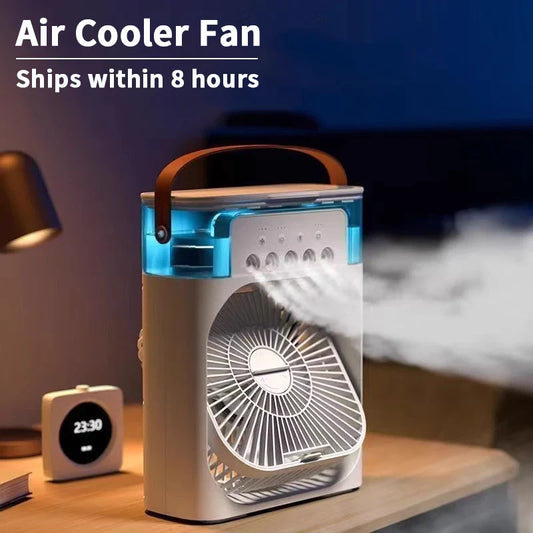 3-in-1 Portable Air Cooler Fan with Humidifier & LED Light Portable Air Cooler Fan Oasis Select
