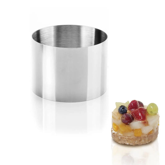 Kitchen Food Ring, Seamless Stainless Steel Cake Cutter For Baking, (Diameter6/7/8/9cm) Peaceful Pleasures Health and Wellness