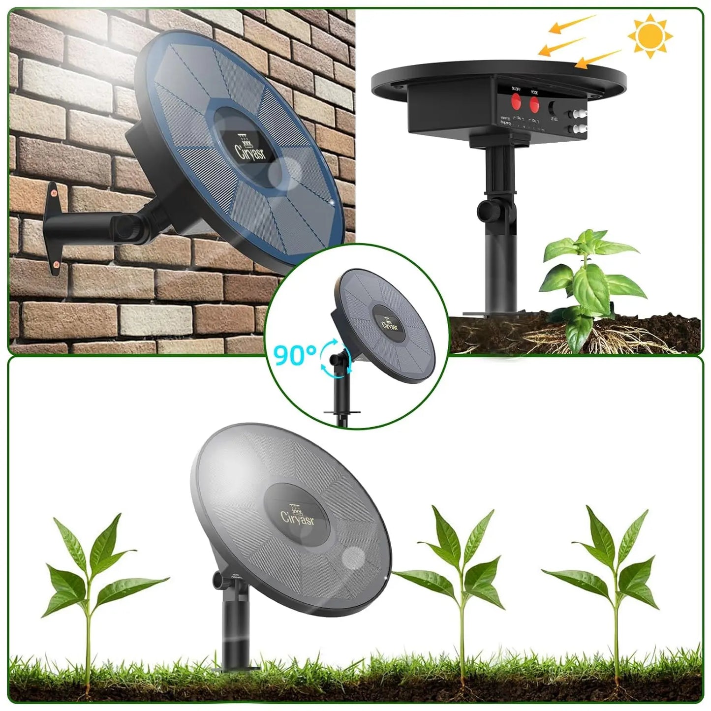Solar Drip Irrigation System – 6 Timers, 15 Pots, IP65