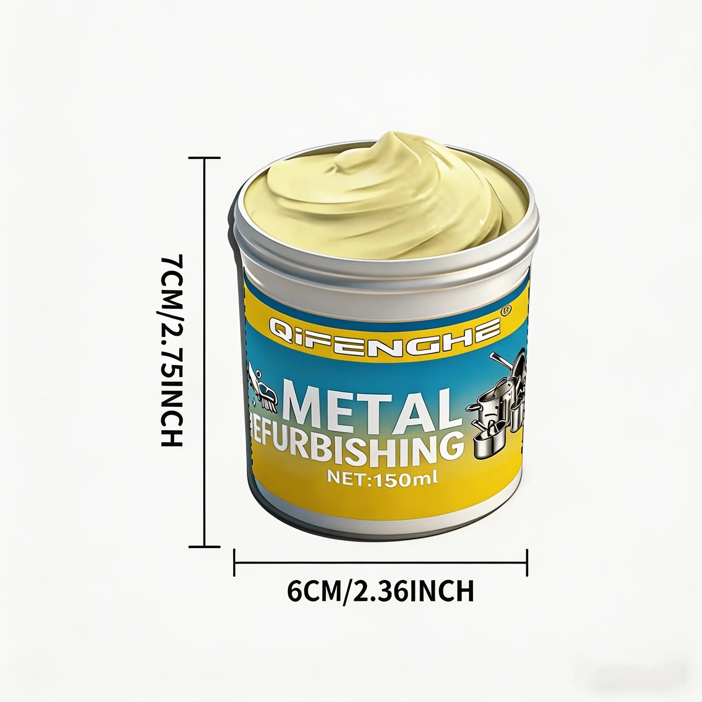 Metal Polishing Paste – Chrome & Multi-Metal Polish Compound