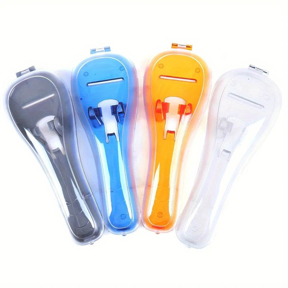 Transparent Travel Razor Case – Portable Shaver Storage Box