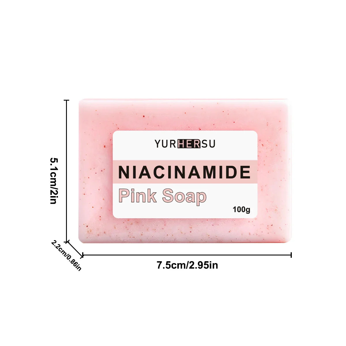 YURHERSU Niacinamide Brightening Soap – Dark Spot & Cleanse