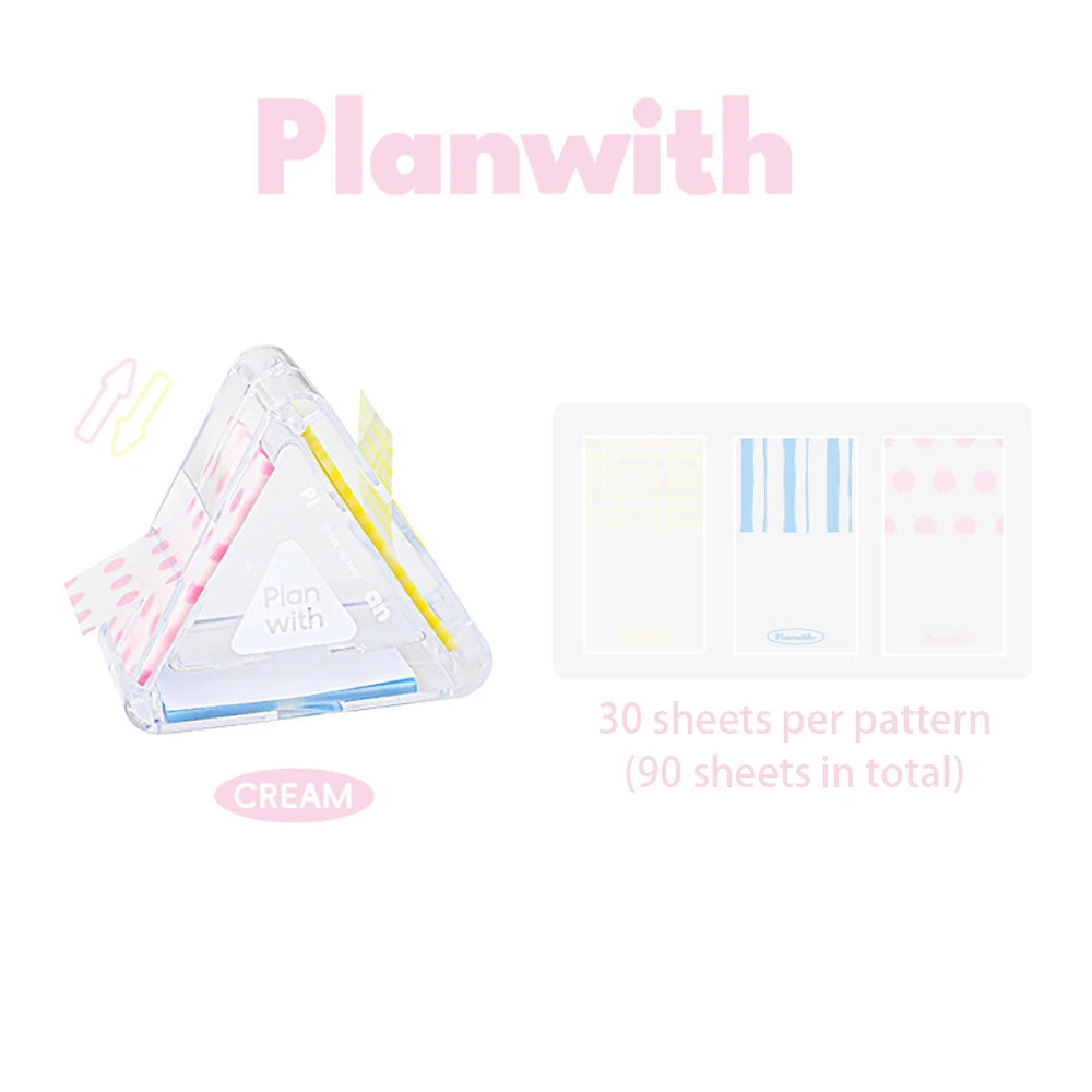 90 Sheets Triangle Index Stickers Labels Classroom Notes Sticky
