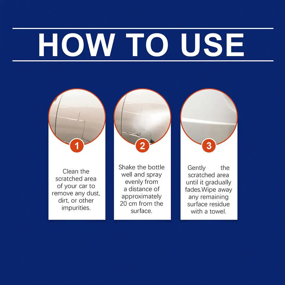 Car Paint Scratch Repair Spray for Vehicles Peaceful Pleasures Health and Wellness